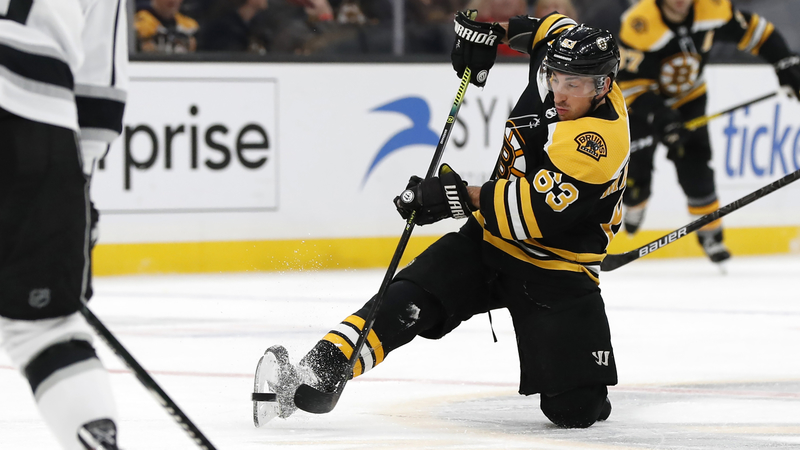 Boston Bruins left wing Brad Marchand