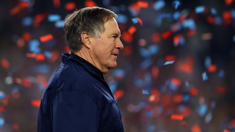 New England Patriots head coach Bill Belichick