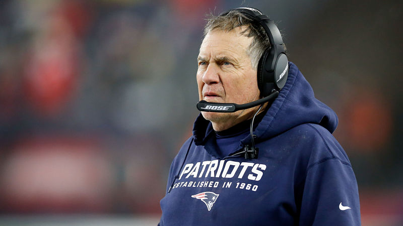 New England Patriots head coach Bill Belichick