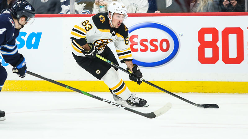 Boston Bruins winger Brad Marchand