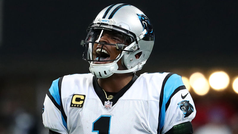 New England Patriots quarterback Cam Newton