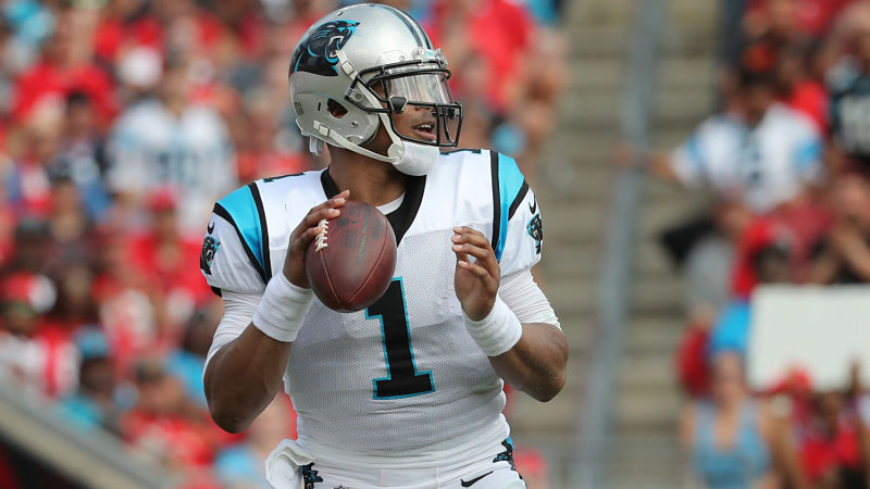 New England Patriots quarterback Cam Newton