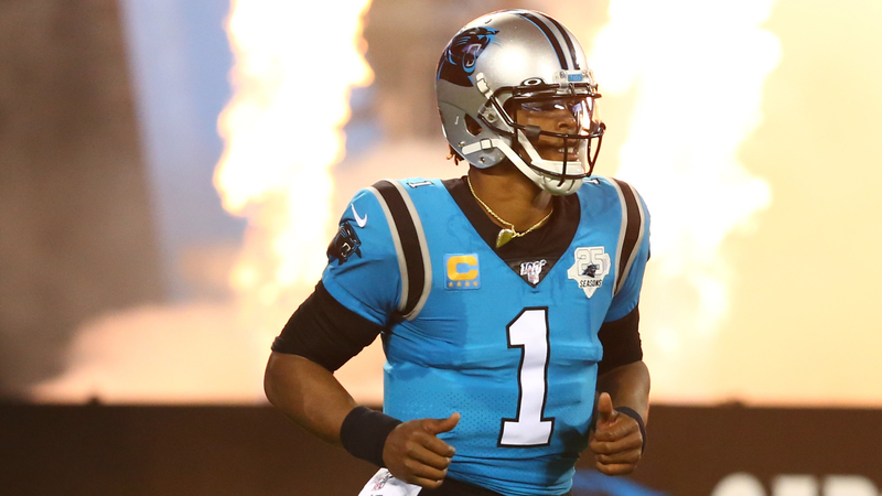 New England Patriots Quarterback Cam Newton