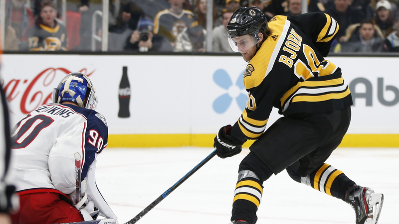 Boston Bruins Winger Anders Bjork