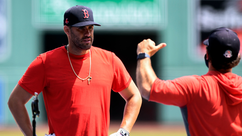 Boston Red Sox designated hitter J.D. Martinez