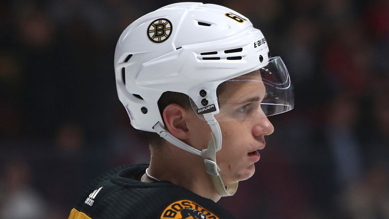 Boston Bruins forward Jack Studnicka