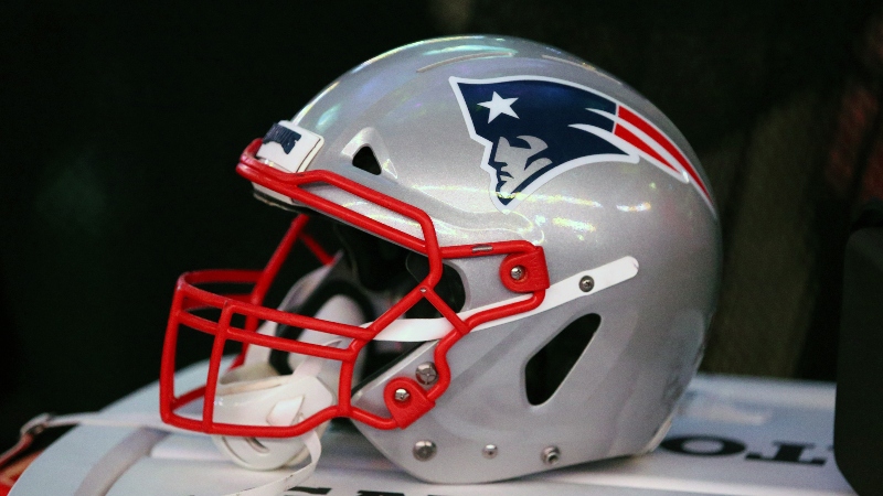 New England Patriots helmet