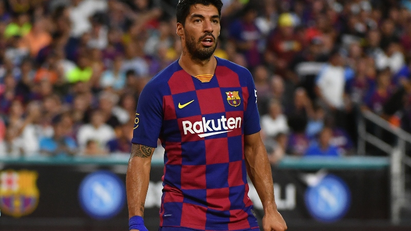 Barcelona striker Luis Suarez