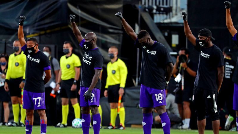 MLS Black Lives Matter protest