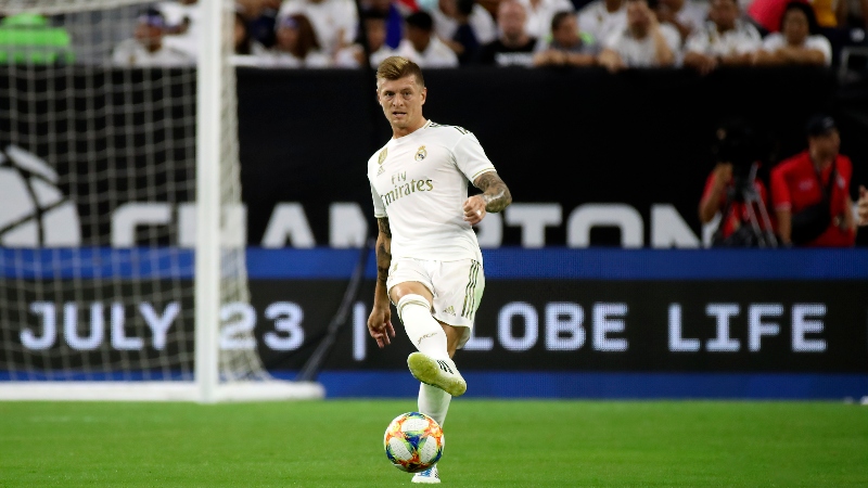 Real Madrid midfielder Toni Kroos