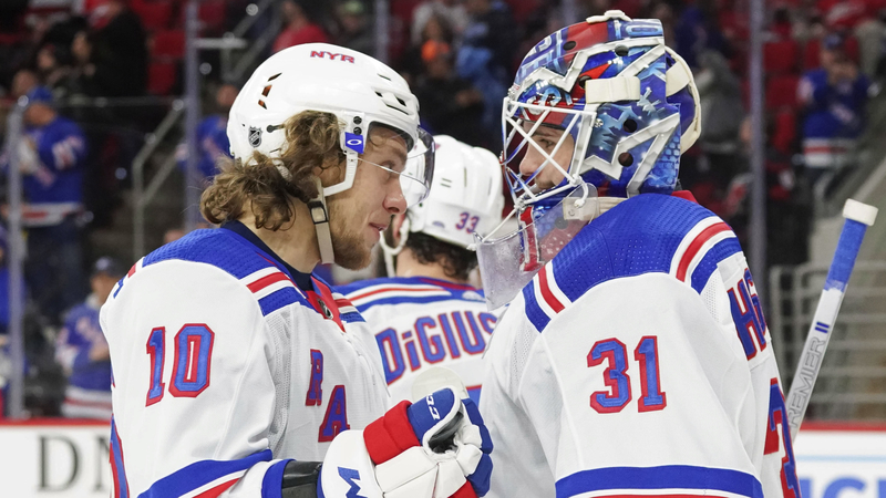 New York Rangers winger Artemi Panarin, goalie Igor Igor Shesterkin