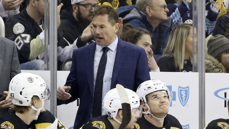 Boston Bruins coach Bruce Cassidy