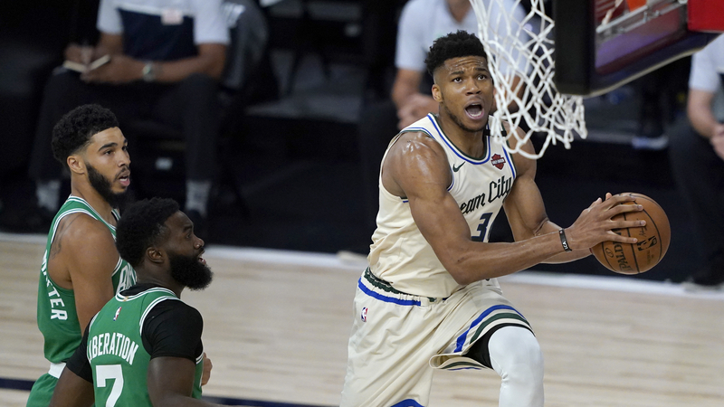 Bucks forward Giannis Antetokounmpo