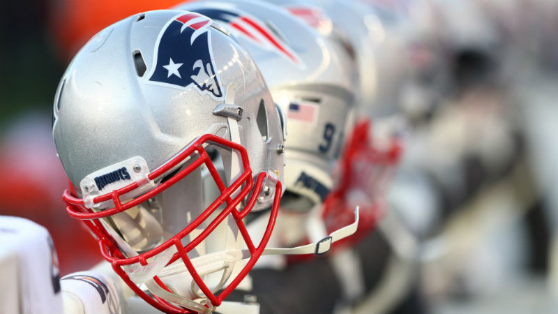 New England Patriots helmet