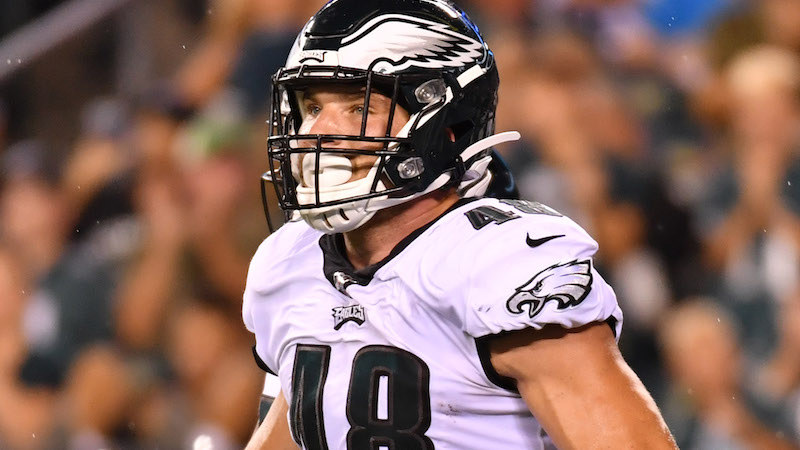 Free agent tight end Alex Ellis
