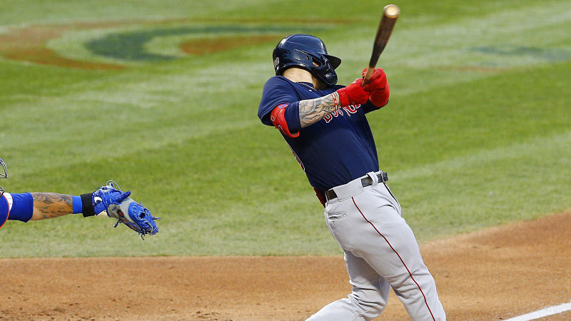 Boston Red Sox outfielder Alex Verdugo