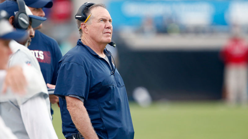 New England Patriots head coach Bill Belichick