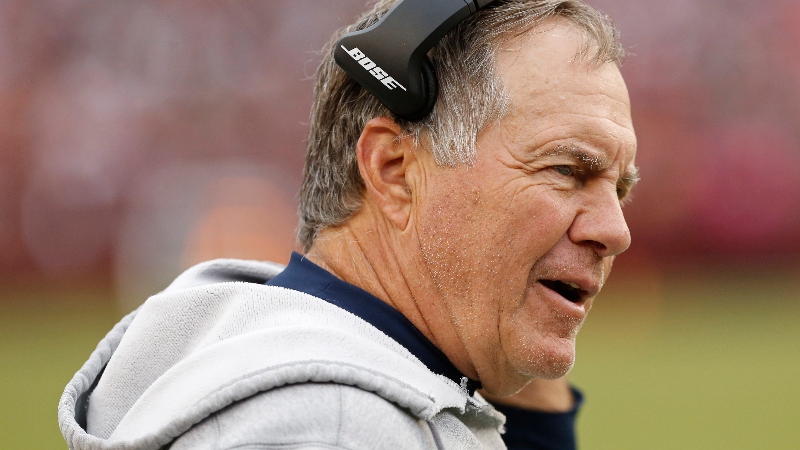 New England Patriots head coach Bill Belichick