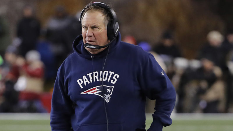 New England Patriots head coach Bill Belichick