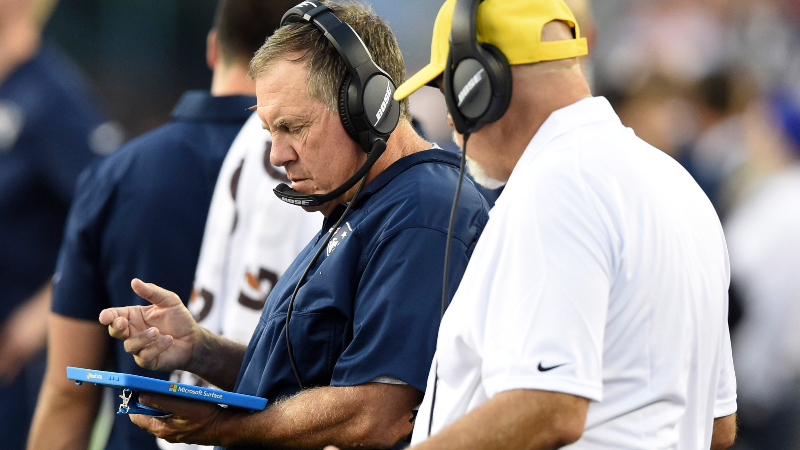 New England Patriots head coach Bill Belichick