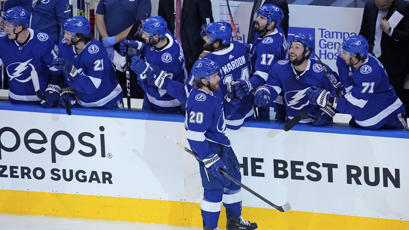 Tampa Bay Lightning Center Blake Coleman