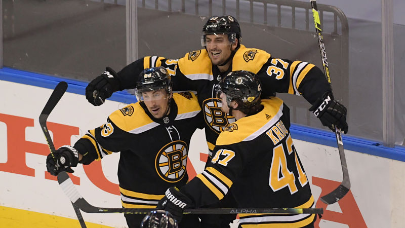 Brad Marchand, Patrice Bergeron, Torey Krug