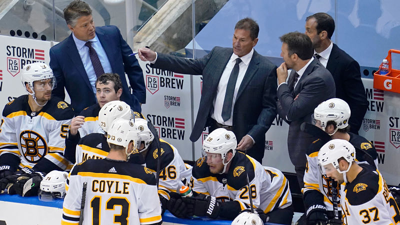 Boston Bruins head coach Bruce Cassidy
