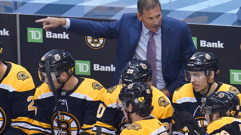Boston Bruins head coach Bruce Cassidy