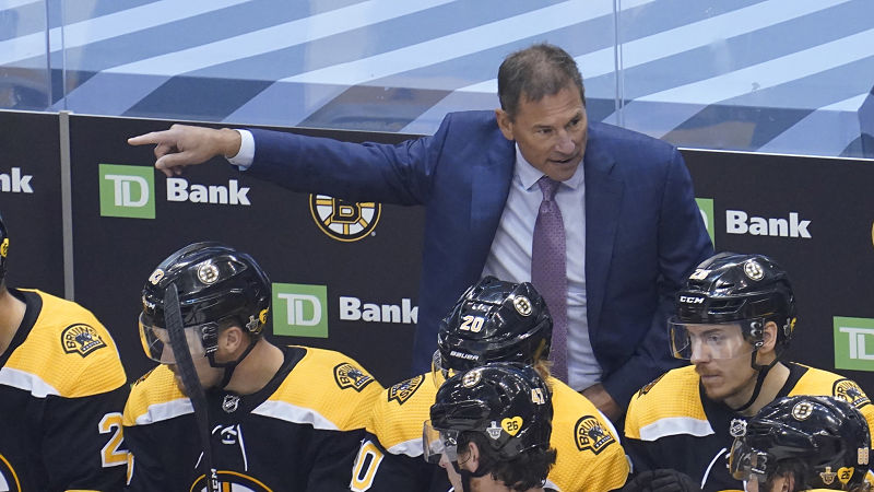 Boston Bruins head coach Bruce Cassidy