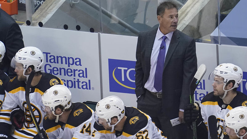 Boston Bruins coach Bruce Cassidy