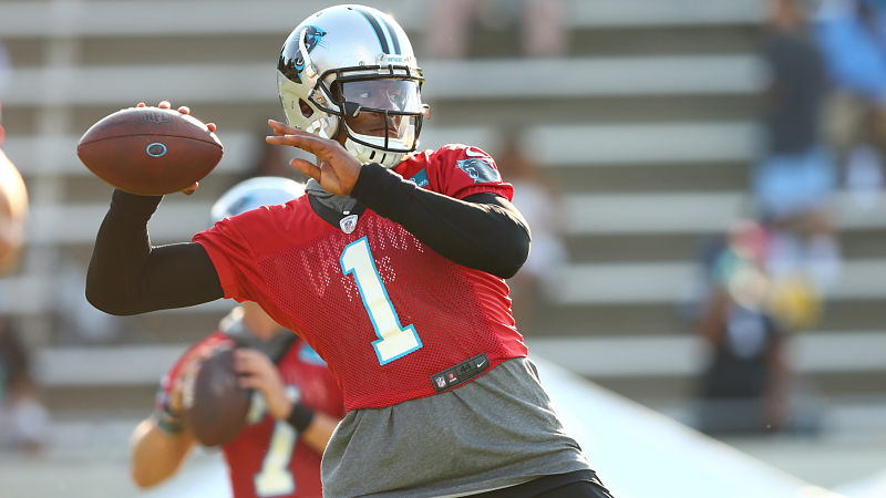 New England Patriots quarterback Cam Newton