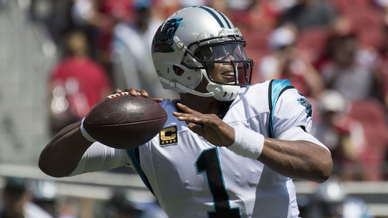 New England Patriots quarterback Cam Newton