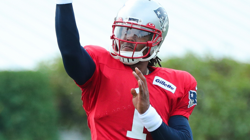 New England Patriots quarterback Cam Newton