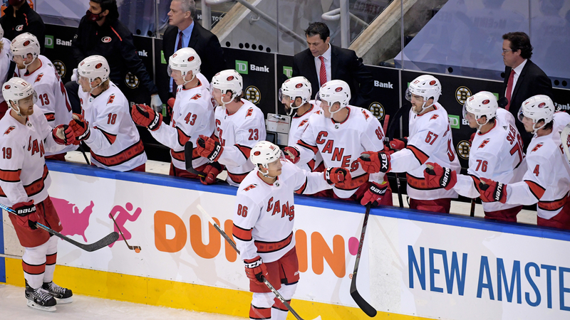 Boston Bruins Vs. Carolina Hurricanes