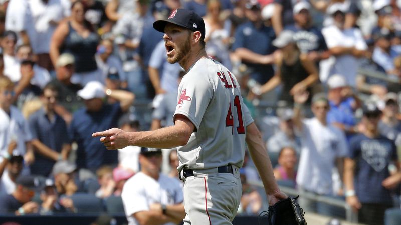 Boston Red Sox starting pitcher Chris Sale