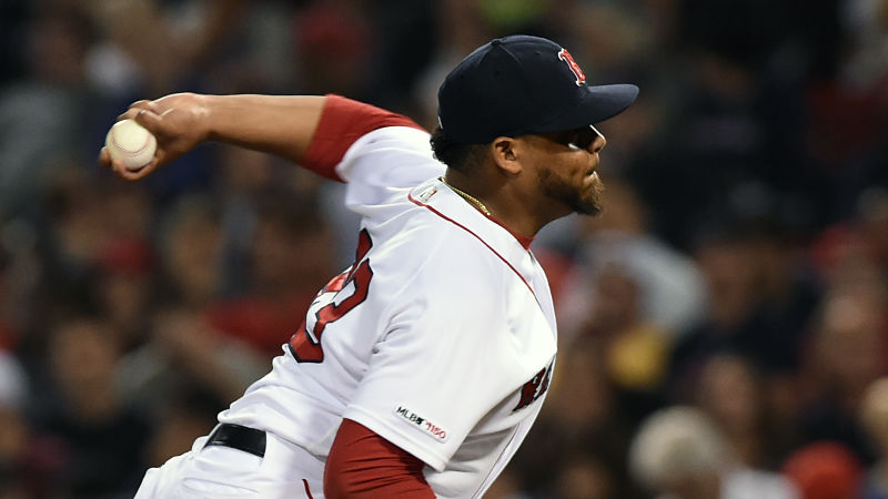 Boston Red Sox pitcher Darwinzon Hernandez