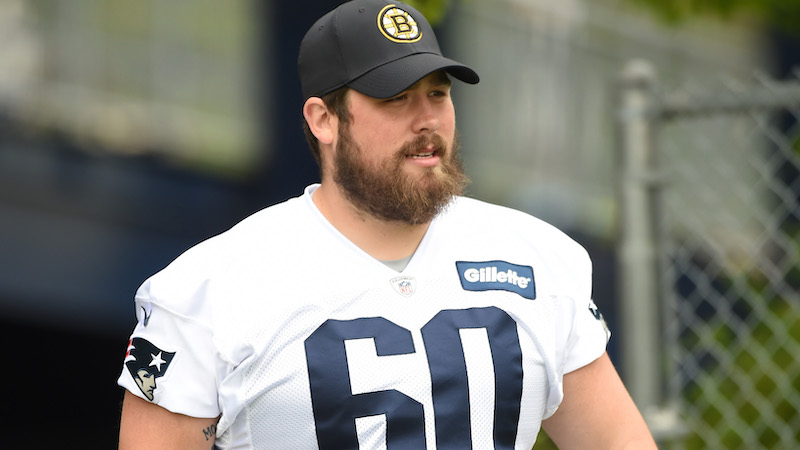 Patriots center David Andrews