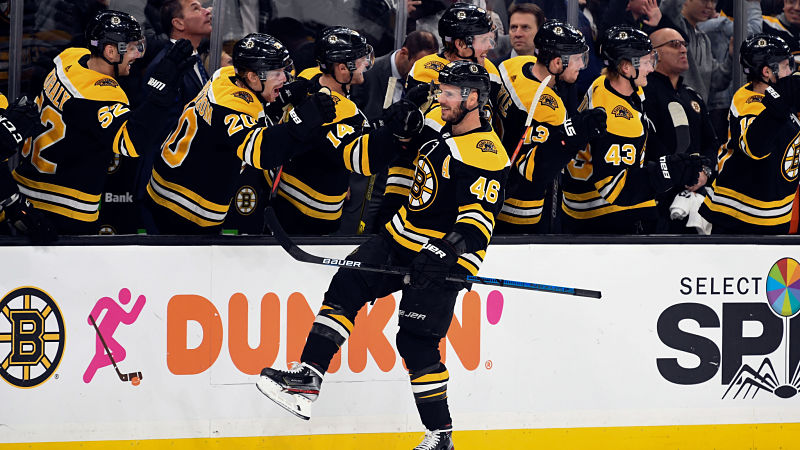 Boston Bruins center David Krejci