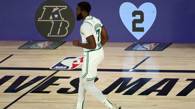 Boston Celtics guard Jaylen Brown