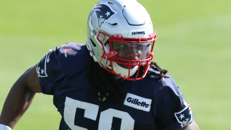 New England Patriots safety Kyle Dugger