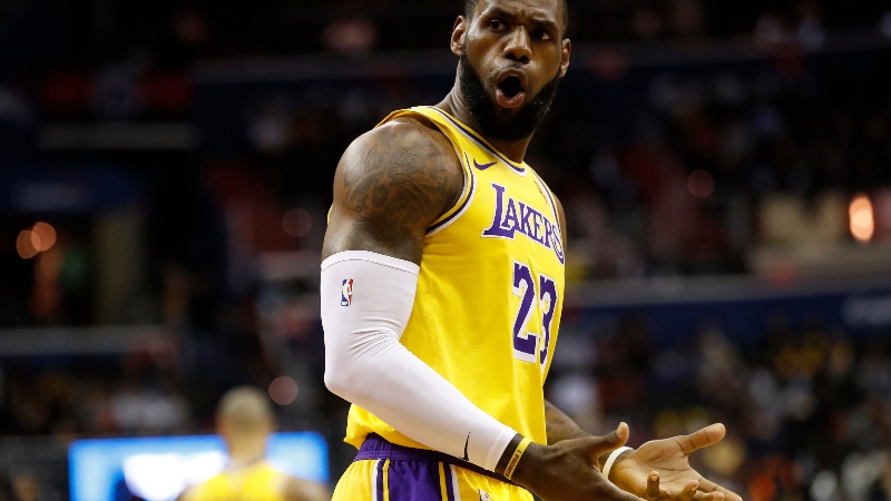 Los Angeles Lakers forward LeBron James