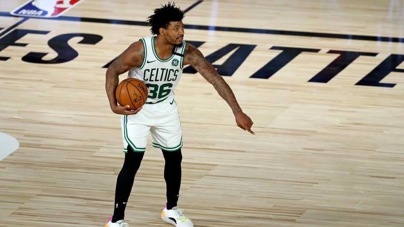 Boston Celtics point guard Marcus Smart