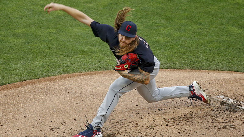 Cleveland Indians pitcher Mike Clevinger