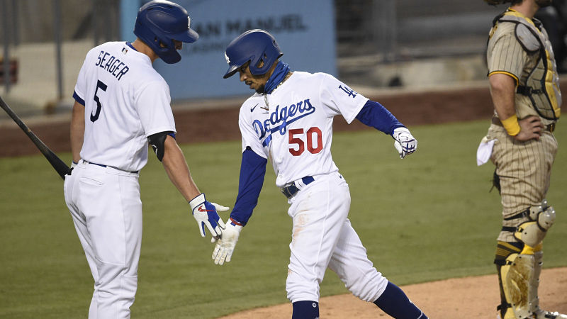 Los Angeles Dodgers outfielder Mookie Betts