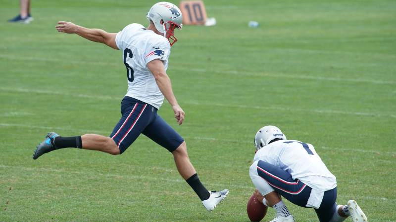 New England Patriots kicker Nick Folk