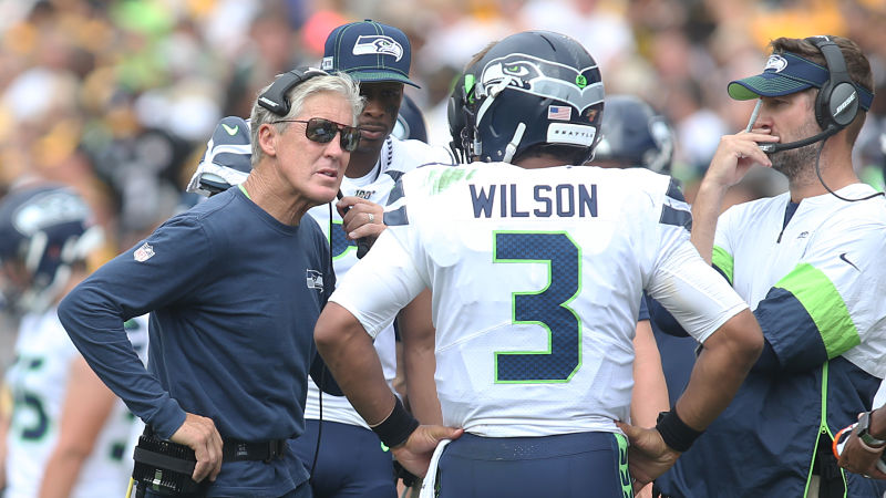 Pete Carroll, Russell Wilson