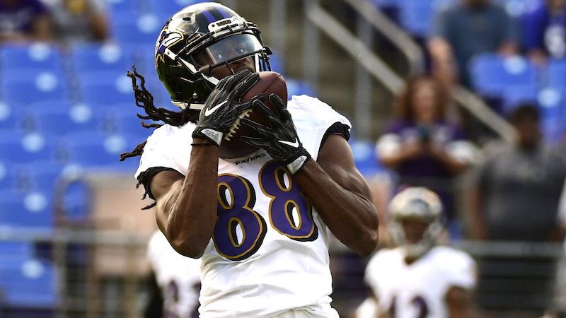 Patriots wide receiver Quincy Adeboyejo