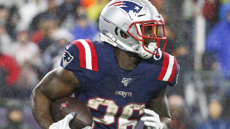 Patriots running back Sony Michel