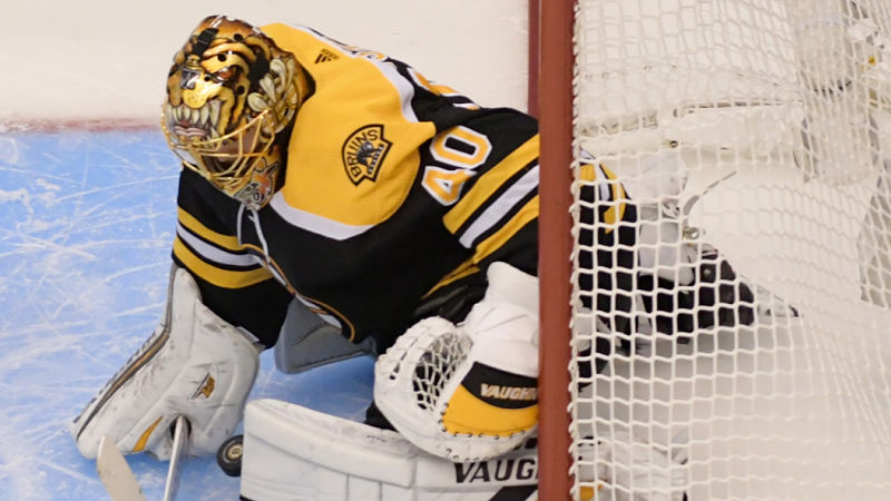 Boston Bruins goalie Tuukka Rask