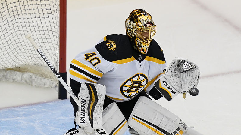Boston Bruins goalie Tuukka Rask